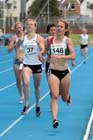 Steph Twell wins the 1500 metres beating Amy Campbell at the Scottish Championships, Scotstoun  Stadium, Glasgow.